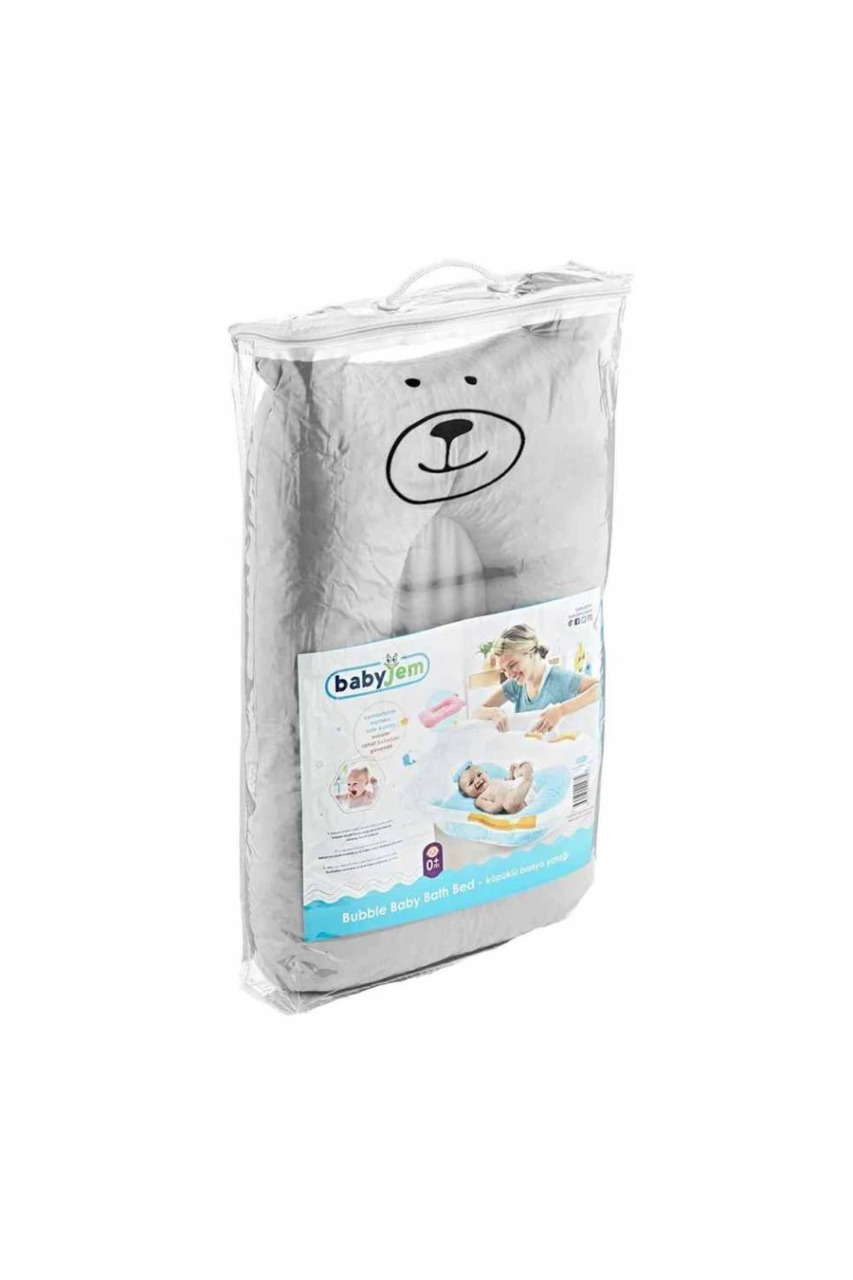 مرتبة استحمام للأطفال من بيبي جيم، مصنوعة من الفوم، لون رمادي، رقم 436 - 3