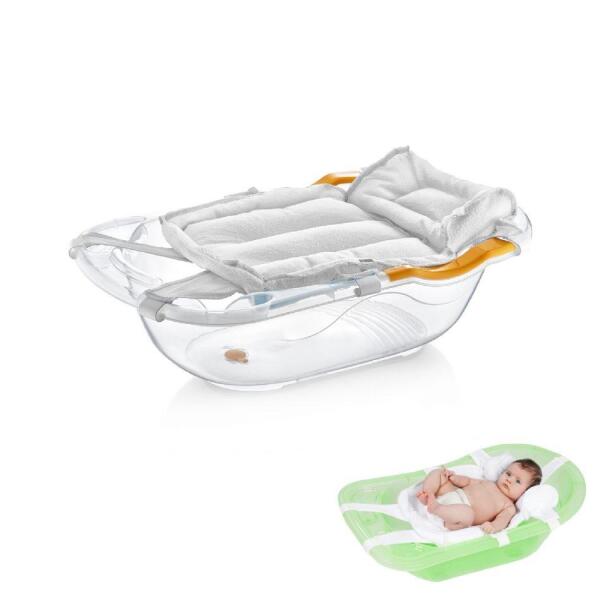 BabyJem Köpüklü Bebek Banyo Küvet Filesi 164 Beyaz - BabyJem