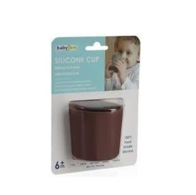 كوب بيبي جيم سيليكون 714 موكا - 3