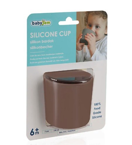 BabyJem Silikon Bardak 714 Latte - 1