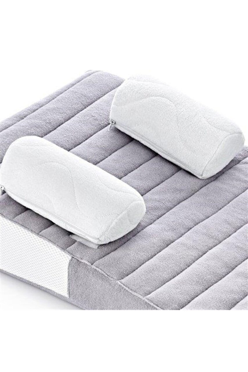 وسادة بيبي جيم لعلاج ارتجاع المريء للأطفال، لون رمادي، مقاس 132 - 2