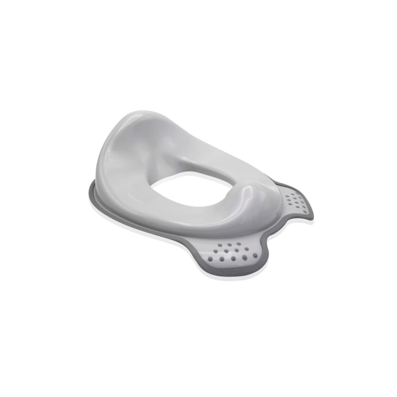 محول مقعد المرحاض البلاستيكي من بيبي جيم 327 رمادي - 1