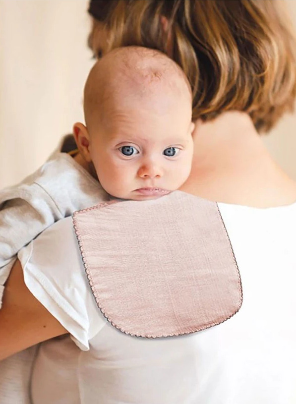 غطاء كتف من الكريب من بيبي جيم، رقم 804، لون السلمون - 2