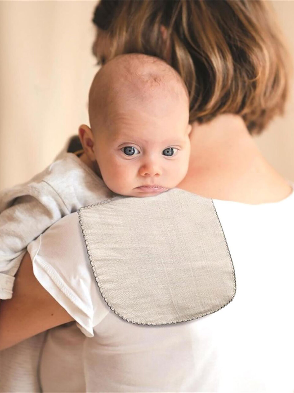 غطاء كتف بيبي جيم المجعد 804 لون بيج فاتح - 2