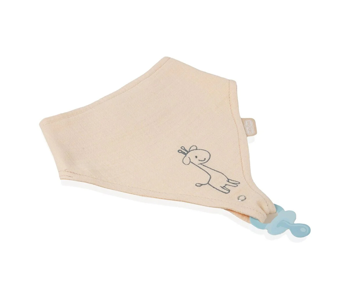 BabyJem Emzik Askılı Müslin Önlük 837 Somon - 3