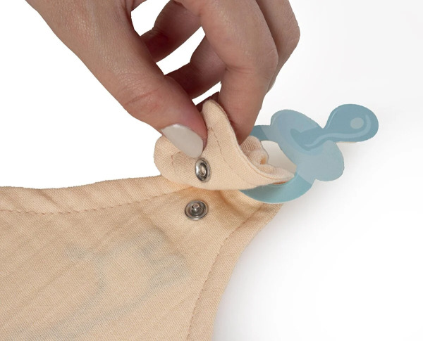 BabyJem Emzik Askılı Müslin Önlük 837 Somon - 5