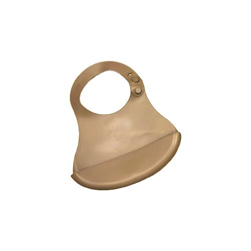 BabyJem Mini Silikon Önlük 718 Latte - BabyJem