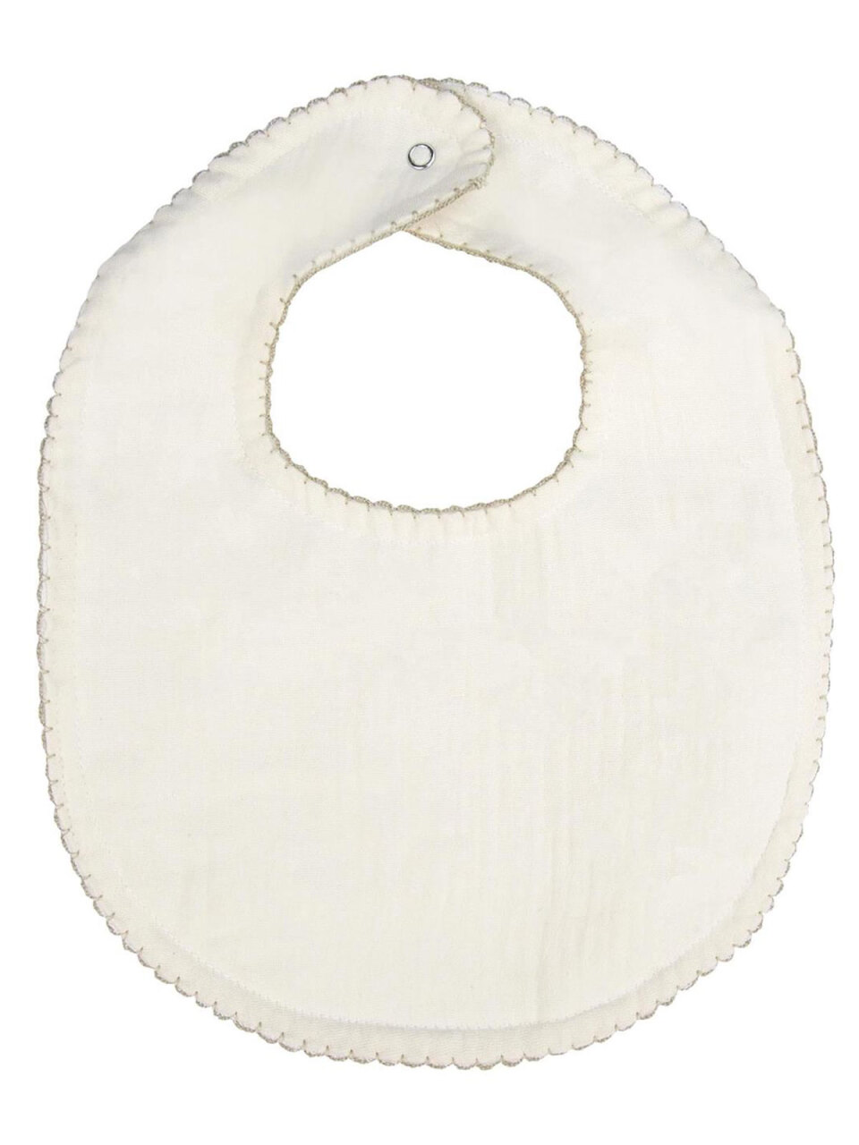 BabyJem Crinkle Muslin Bib 811 إكرو - 2