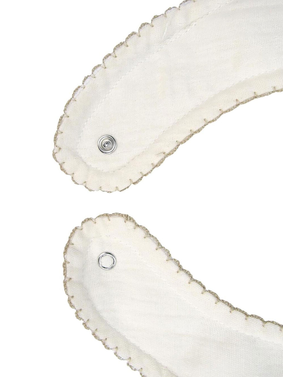 BabyJem Crinkle Muslin Bib 811 إكرو - 4