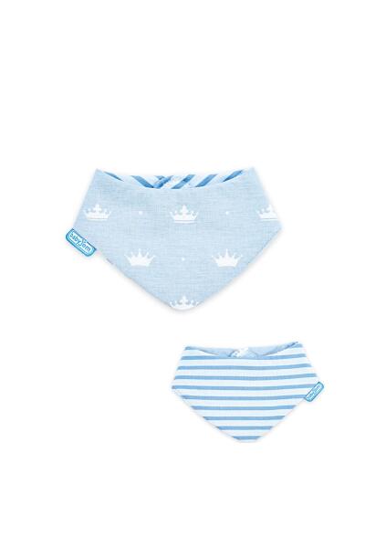 BabyJem Yenidoğan Fular Önlük 515 Mavi - BabyJem