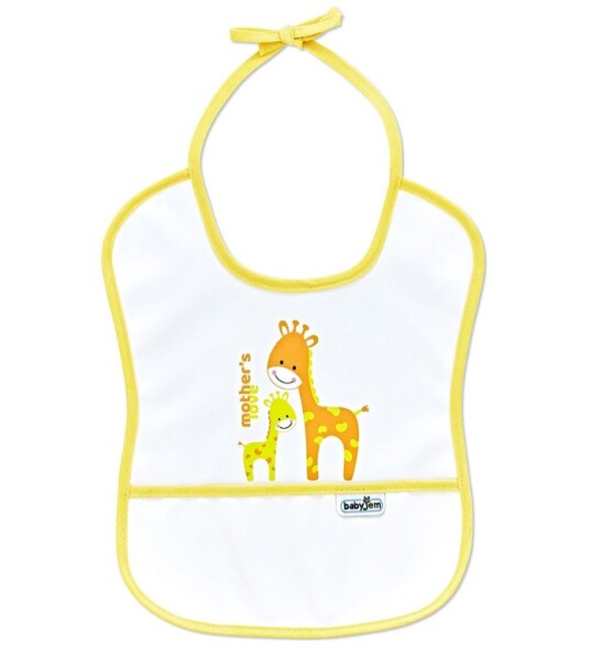 BabyJem Poli Muşamba Küçük Mama Önlüğü 030 Sarı - BabyJem