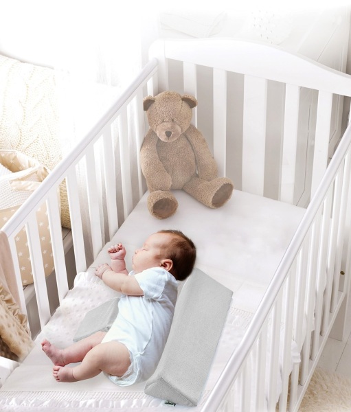 BabyJem Bebek Güvenli Uyku Yastığı 014 Gri - BabyJem