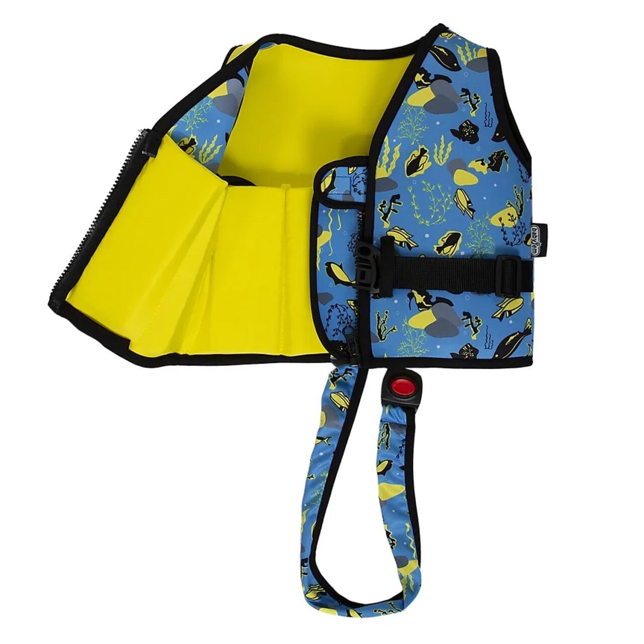 سترة سباحة للأطفال من بيبي جيم، رقم 855، لون أزرق - 4