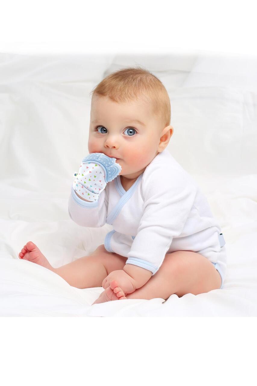 قفاز التسنين بيبي جيم 526 وردي - 4