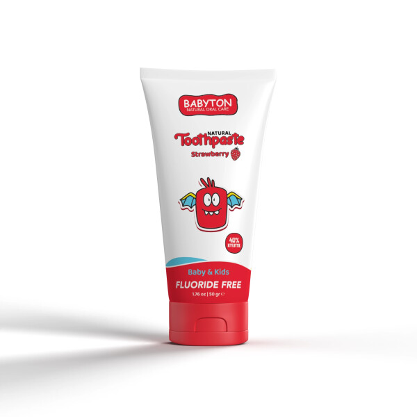 Babyton Organik Doğal Çilek Aromalı Diş Macunu 50 Gr - 2