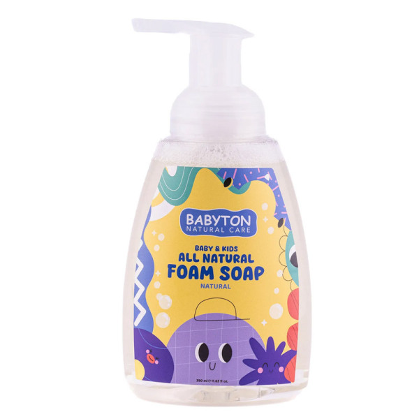Babyton Çocuklar İçin Doğal Köpük Sabun Naturel - Babyton