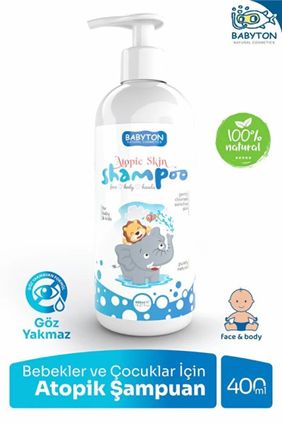Babyton Bebekler ve Çocuklar İçin Atopik Şampuan 400 ml - Babyton