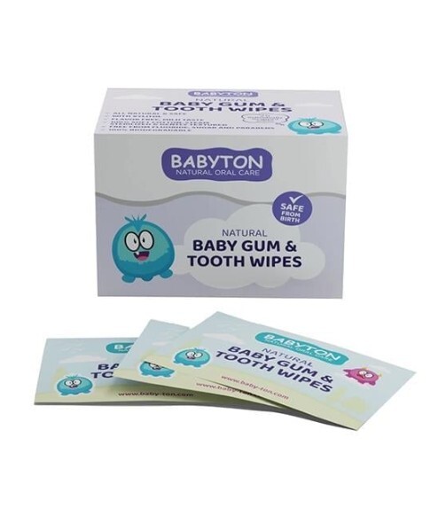 Babyton Bebekler İçin Diş Ve Damak Temizleme Mendili - Babyton