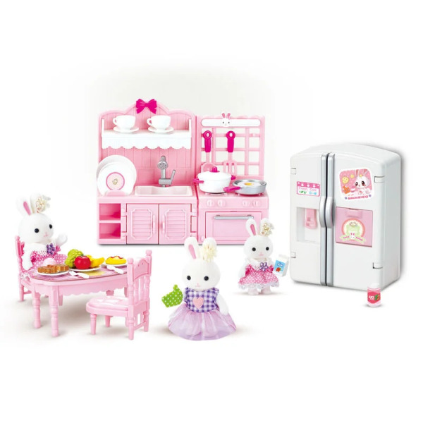Bay Dreamy Mini Tavşan Büyük Mutfak Oyun Seti - Bay Dreamy