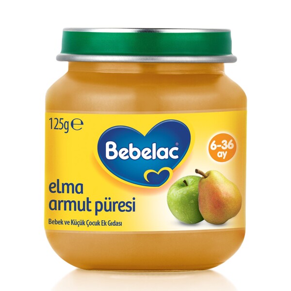 Bebelac Elma Armut Püresi Kavanoz Maması 125 Gr - 2