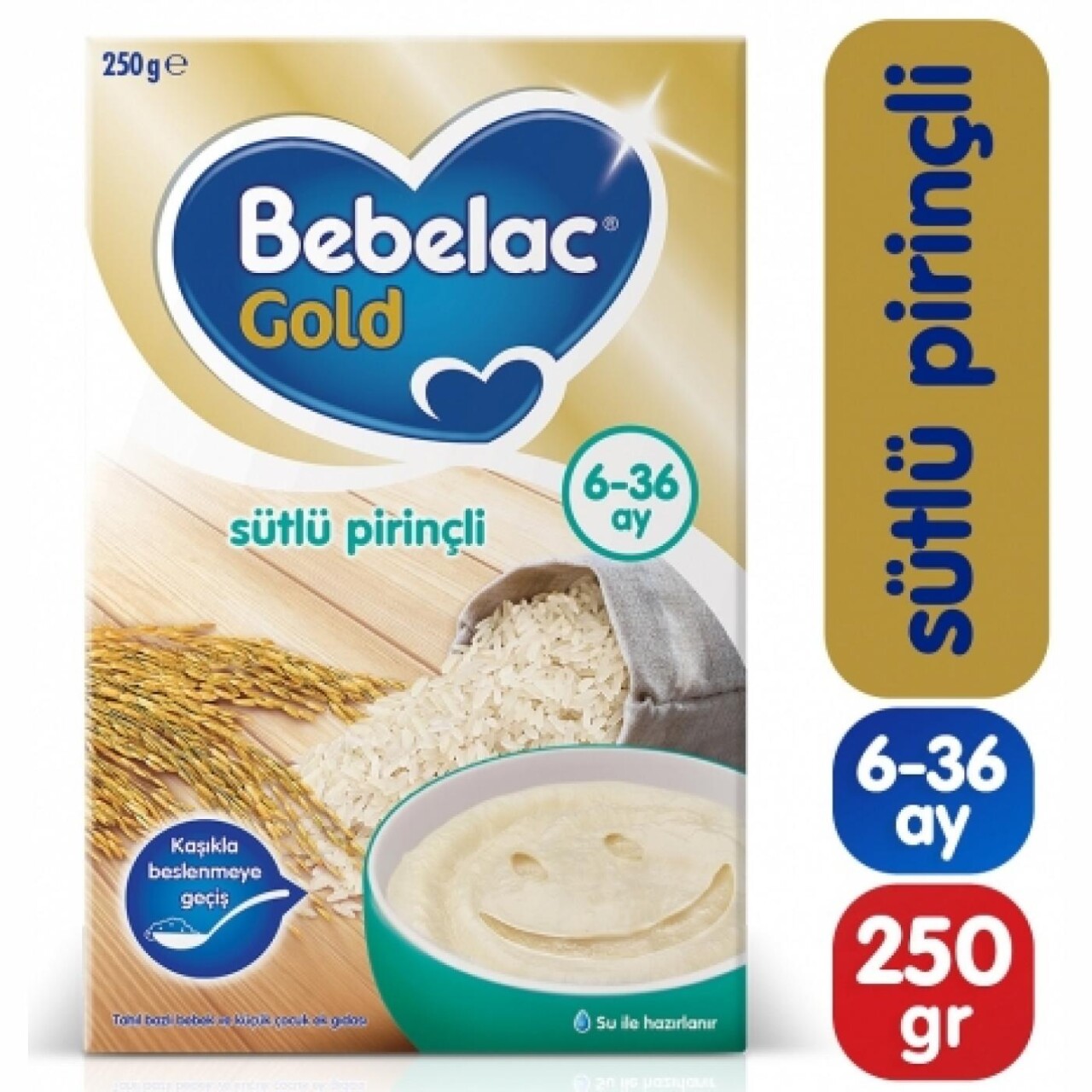 Bebelac Gold Sütlü Pirinçli Kaşık Maması 250 Gr - 2