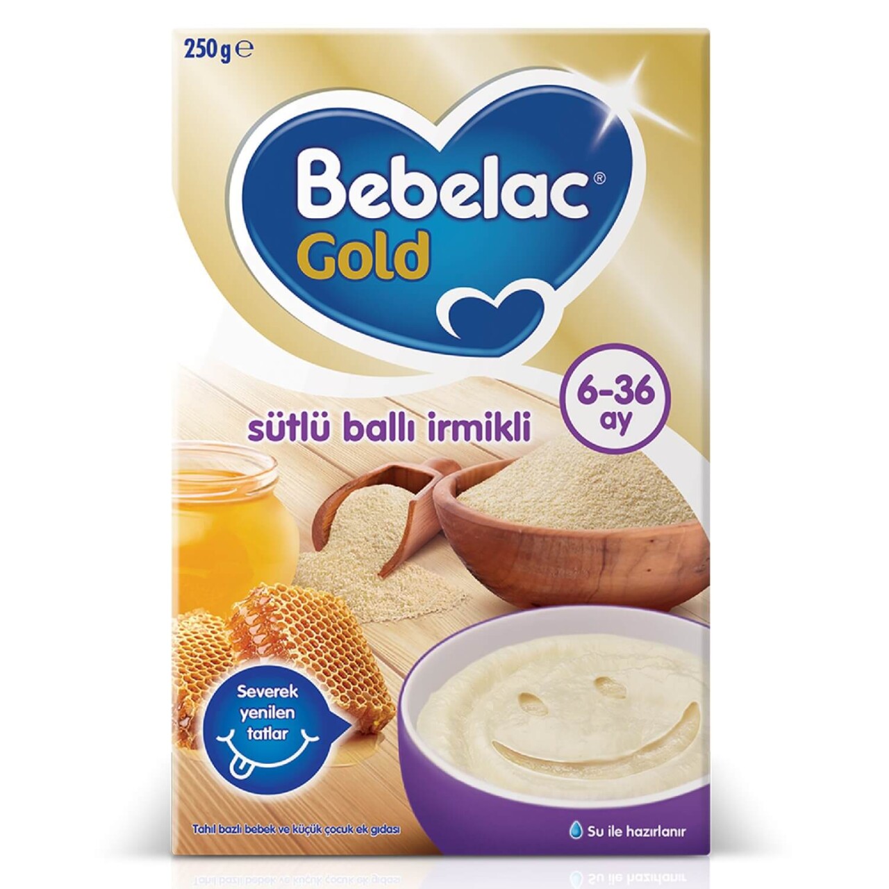 Bebelac Gold Sütlü Ballı İrmikli Kaşık Maması 250 Gr - 2