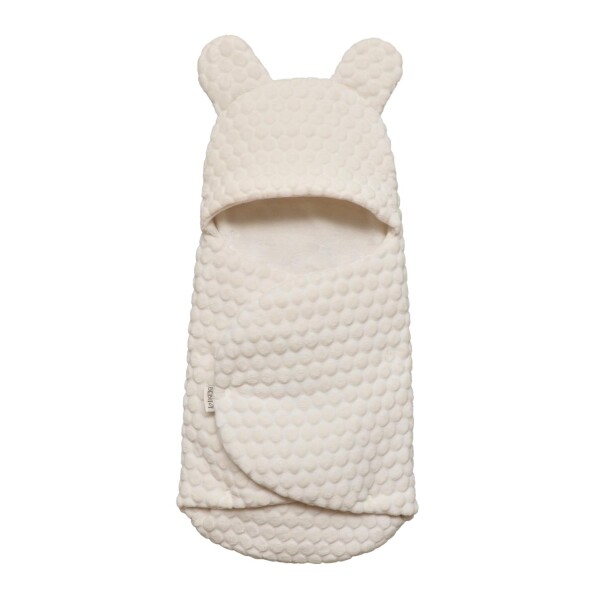 Bebitof Kabartmalı Velboa Kundak 95025 Ekru - Bebitof Baby