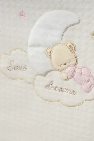 Bebitof Ay ve Ayıcık 3'lü Alt Açma Seti 50055 Ekru - 2