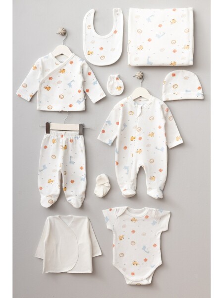 Bebitof Panter 10 Parça Hastane Çıkışı 10113 Ekru - Bebitof Baby