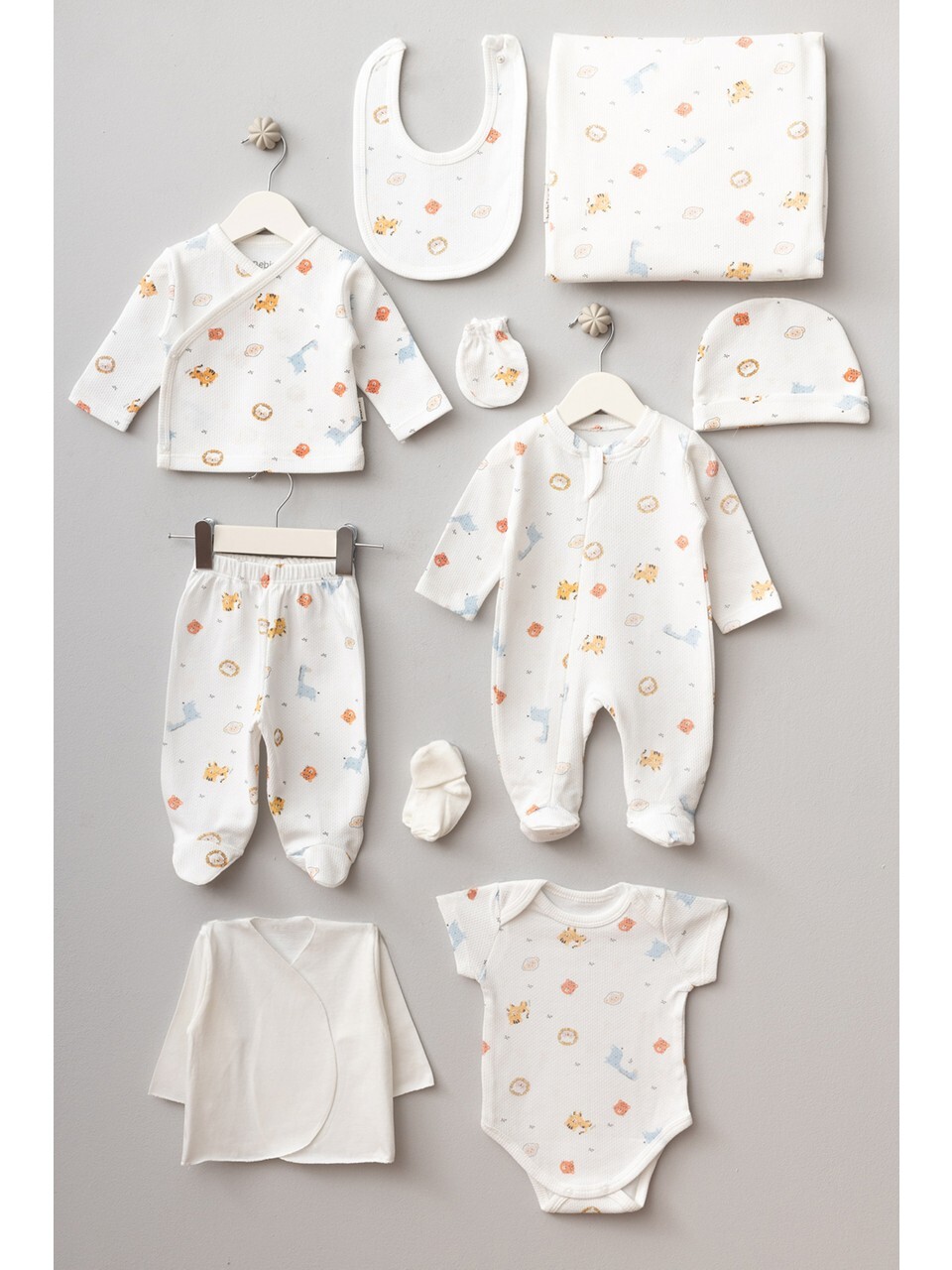 Bebitof Panter 10 Parça Hastane Çıkışı 10113 Ekru - 1