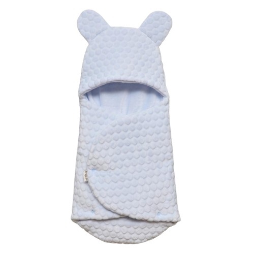 Bebitof Kabartmalı Velboa Kundak 95025 Mavi - 1