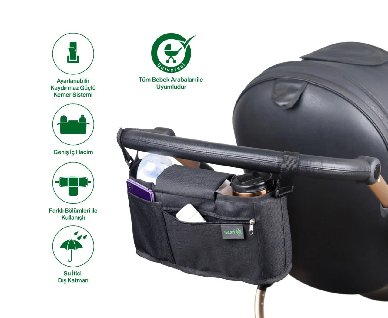 حقيبة تنظيم عربة الأطفال - 5