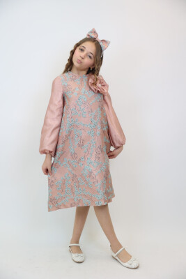 فستان بناتي من عمر 3-10 سنوات 3925 - 2