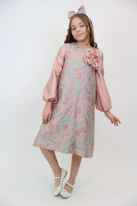 فستان بناتي من عمر 3-10 سنوات 3925 - 4