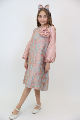 فستان بناتي من عمر 3-10 سنوات 3925 - 5