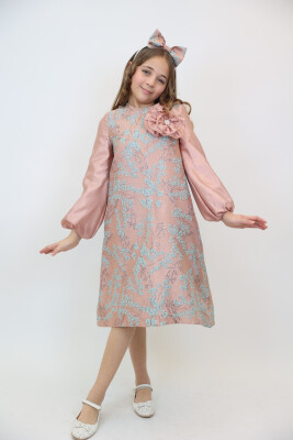 فستان بناتي من عمر 3-10 سنوات 3925 - 10
