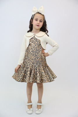 Kız Çocuk Elbise 2-8 Yaş 2916 Kaplan - 2