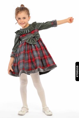 فستان بناتي من عمر 4-12 سنة 1608 - 2