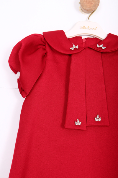 فستان بناتي بأكمام قصيرة من عمر 1 إلى 6 سنوات 2915-1 - 7