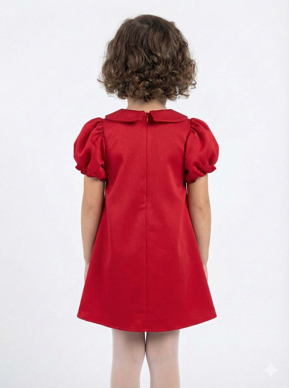 فستان بناتي بأكمام قصيرة من عمر 1 إلى 6 سنوات 2915-1 - 3