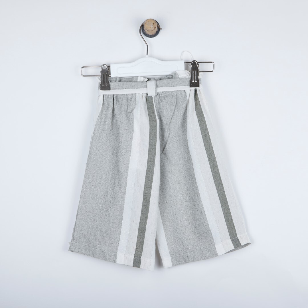 P-004059 (bes 3713) Kız Pantolon 2-6 Yaş Haki - 1