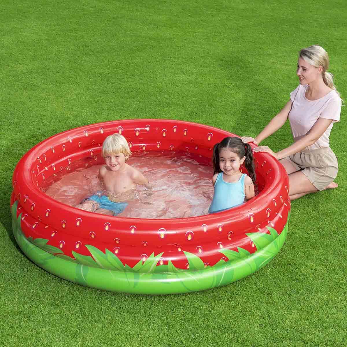 Bestway Çilek Desenli Çocuk Havuzu 122x25 Cm - 5