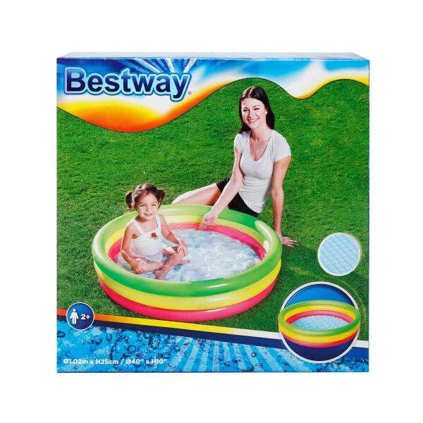 Bestway 3 Bölmeli Çocuk Havuzu 102x25 Cm 51104 - 2