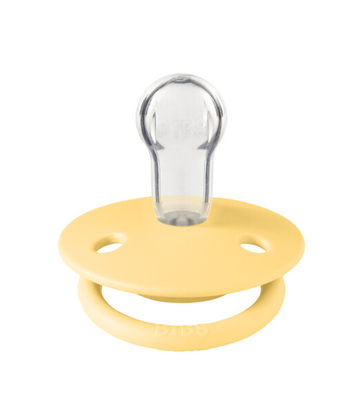 لهاية سيليكون من Bibs De Lux، مناسبة للأطفال من عمر 0 ​​إلى 36 شهرًا، لون زبدة فاتحة - 2