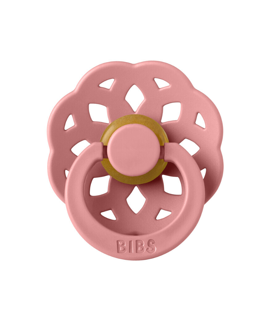 لهاية مطاطية من بيبس بوهيم، مناسبة للأطفال من 6 إلى 18 شهرًا، لون وردي باهت. - 1