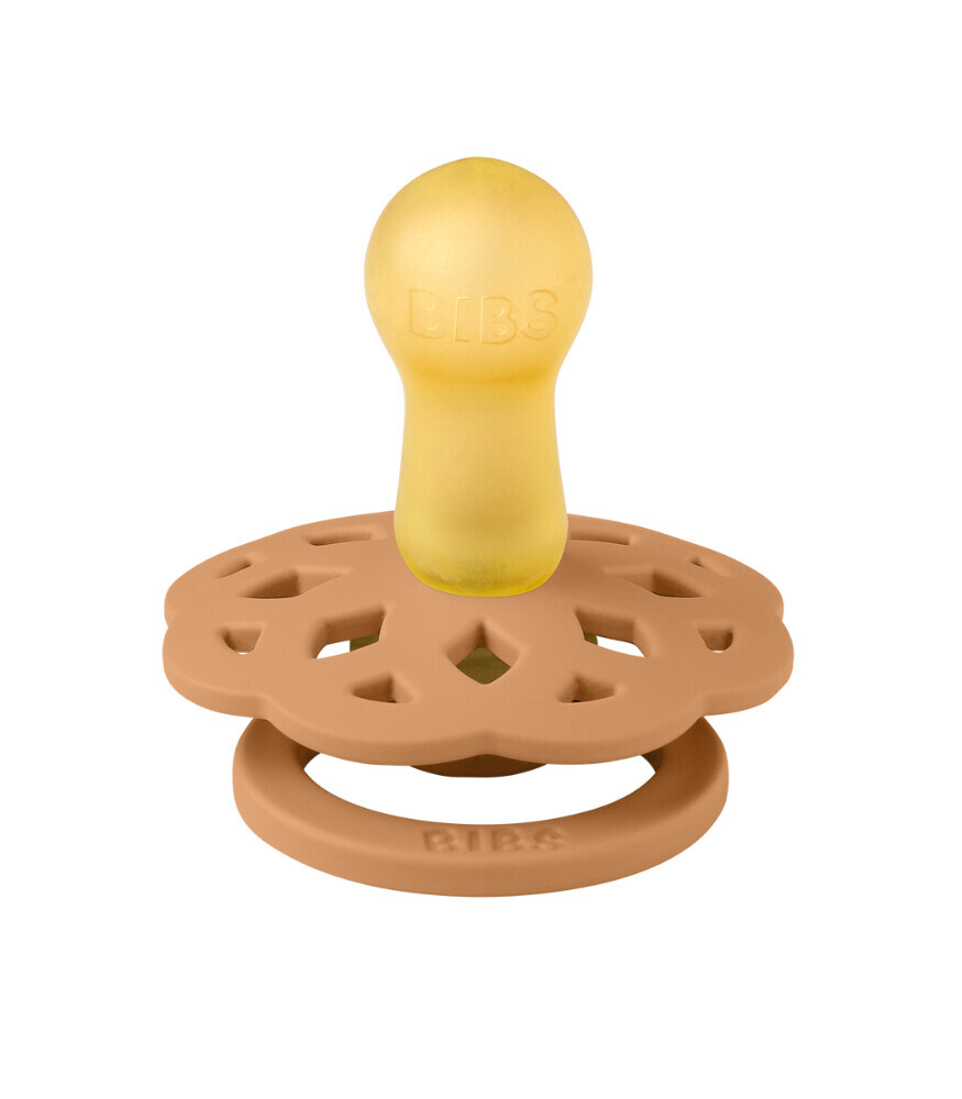 لهاية مطاطية من بيبس بوهيم، مناسبة للأطفال من عمر 0 ​​إلى 6 أشهر، بتصميم يقطينة - 2