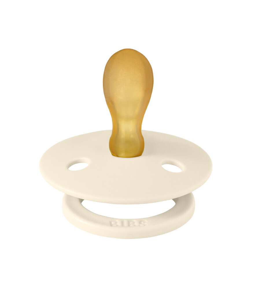 لهاية مطاطية متناظرة من بيبس، لون عاجي، مناسبة للأطفال من 6 إلى 12 شهرًا - 1