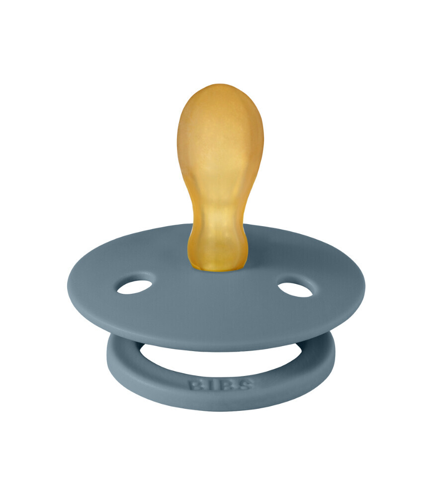 لهاية مطاطية ملونة متماثلة للأطفال من 6 إلى 12 شهرًا، لون بترولي - 1