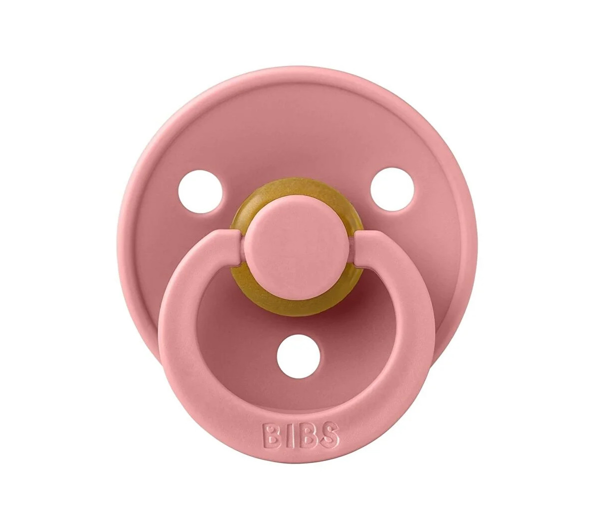 Bibs Colour Kauçuk Emzik 0-6 Ay Dusty Pink - 1