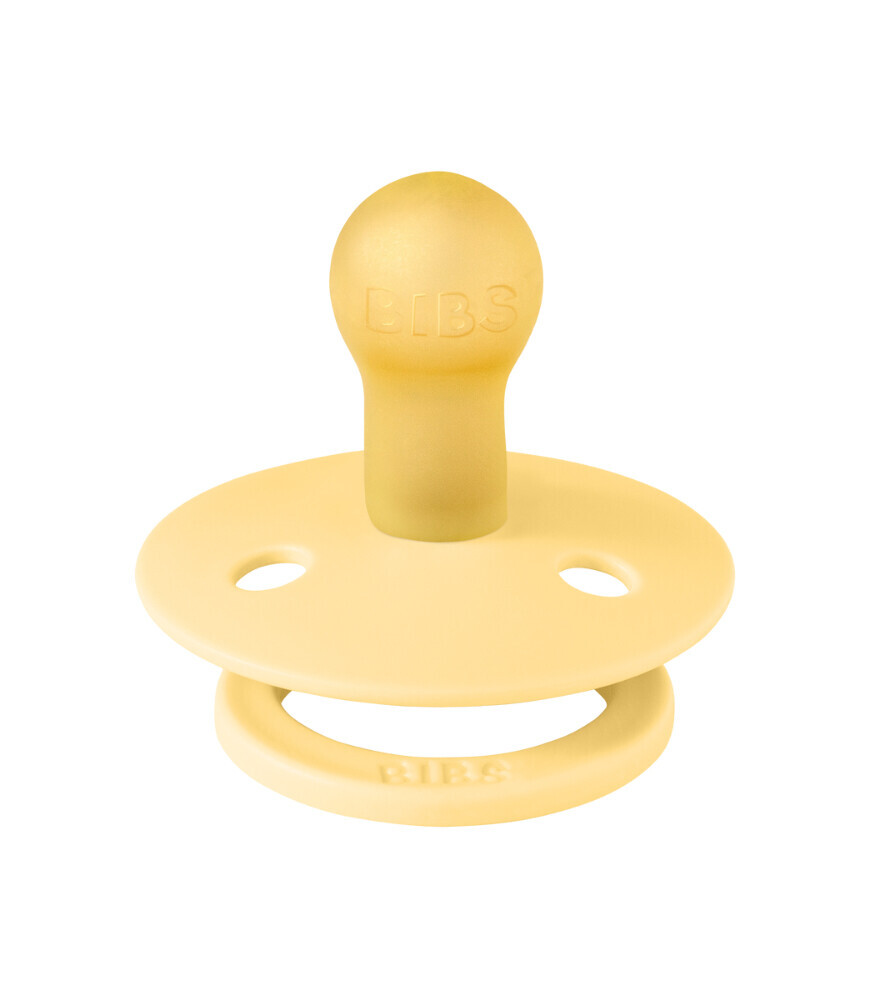 لهاية مطاطية ملونة من بيبس، مناسبة للأطفال من عمر 0 ​​إلى 6 أشهر، لون زبدة فاتحة - 2